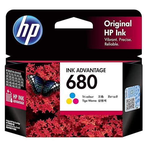 HP 680 Tri-color Original Ink Advantage Cartridge : Amazon.in ...