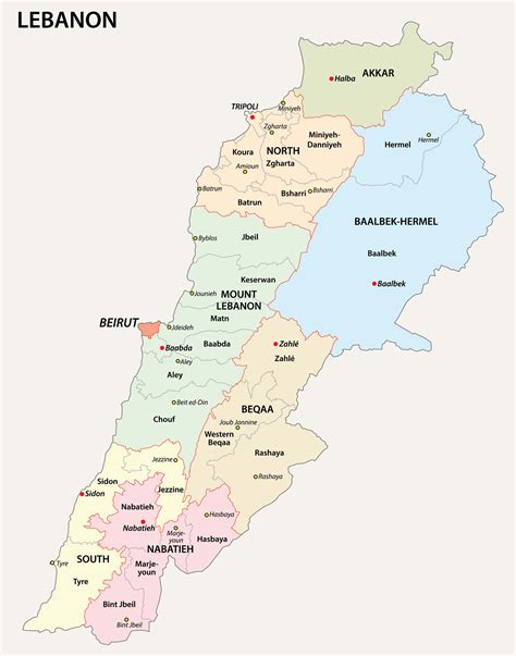 A Collection of Lebanon Maps - Guide of the World