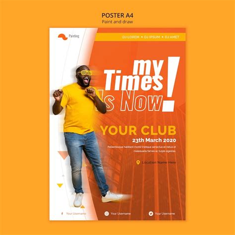 Affiche publicitaire PSD, modèles PSD gratuits de haute qualité à ...