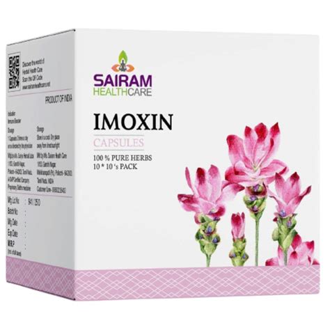 Buy Imoxin Capsules 100 counts -Immune Booster Supplements - Ayurvedic ...