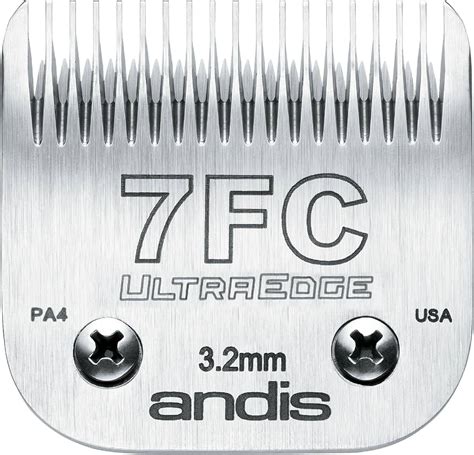 Andis 64121 Carbon-Infused Steel Ultraedge Dog Clipper Blade, Size-7Fc ...