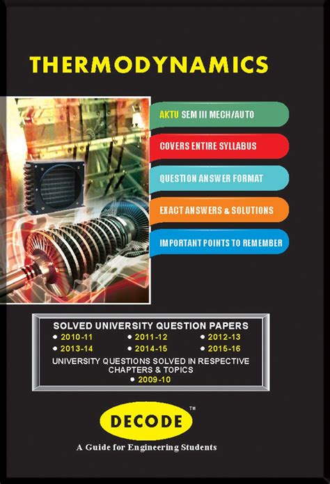 Amazon.in: Buy Decode Thermodynamics for AKTU ( Sem-III MECH / AUTO ...