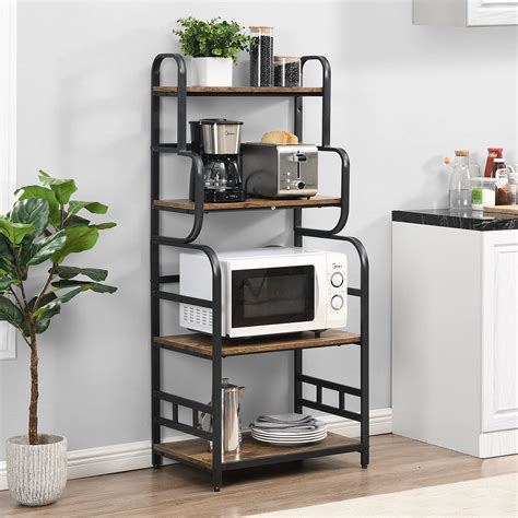 O And K Furniture Metal 4 Tier Kitchen Bakers Rack | Desertcart INDIA