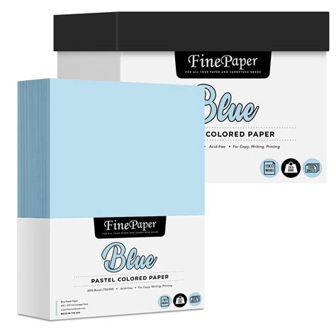 11 x 17" Blue Pastel Color Paper - Great for Arts and Crafts and ...