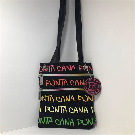 Robin Ruth Black PUNTA CANA Crossbody Bag Small W... - Depop