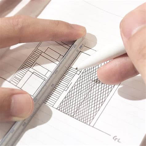 Silver Drafting Scale – The Paper Company India
