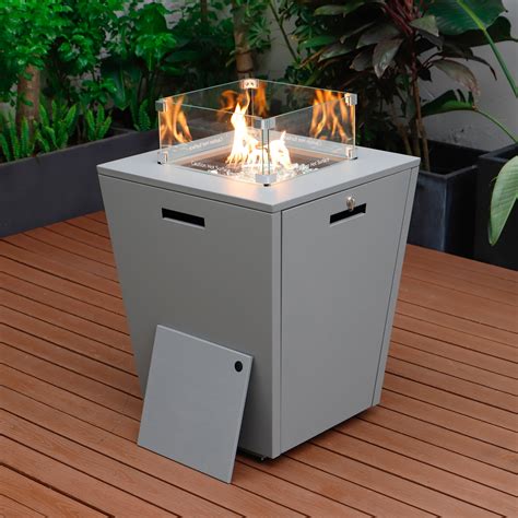Latitude Run® Chelsea 32.44" H x 21.65" W Propane Outdoor Fire Pit ...
