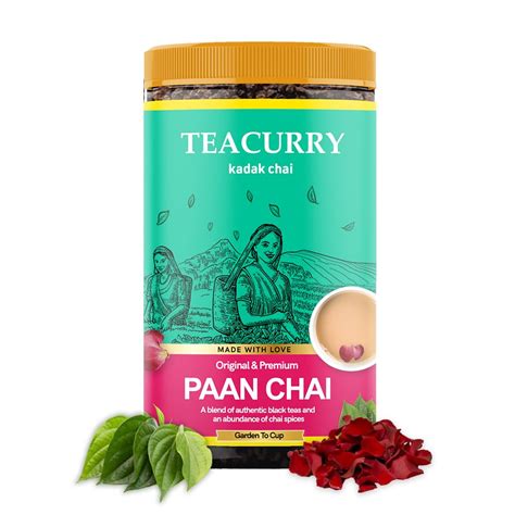 TEACURRY Paan Chai (100 Grams, 50 Cups) - Paan Chai for Digestion - 100 ...