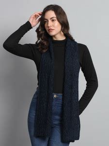 Ravaiyaa - Attitude Is Everything Self Design Women Muffler - Buy ...