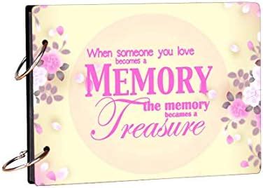 100yellow® Memories Scrapbook - Photo Album Book for Unforgettable ...