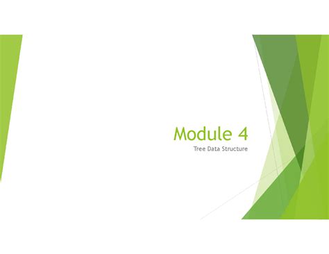 DS Module 4 - Unit 4 Tree Data Structure Lecture Notes - Studocu