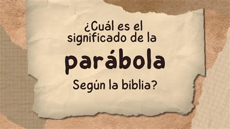 Parábola significado bíblico - Revista Católica