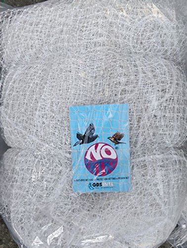 No Entry Anti Bird Net (Size 20' x 10' ) White Color with Border ...