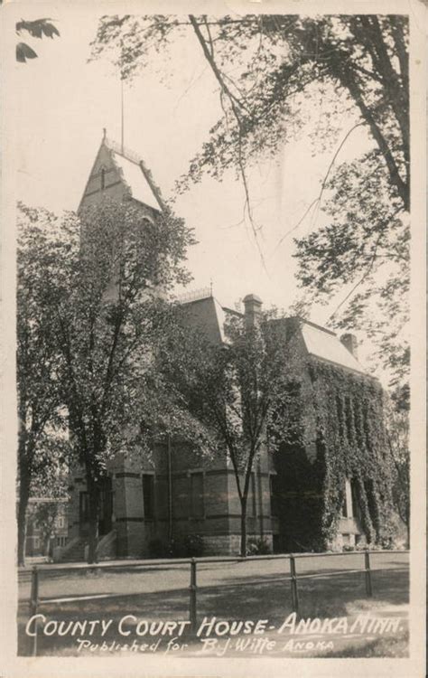 Anoka County Courthouse Minnesota Postcard