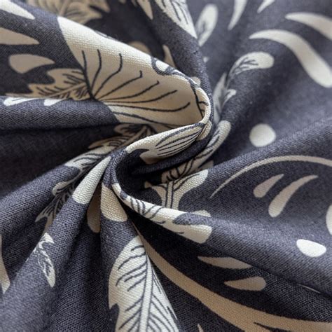 Blue Whirl Floral Curtain – Delicors