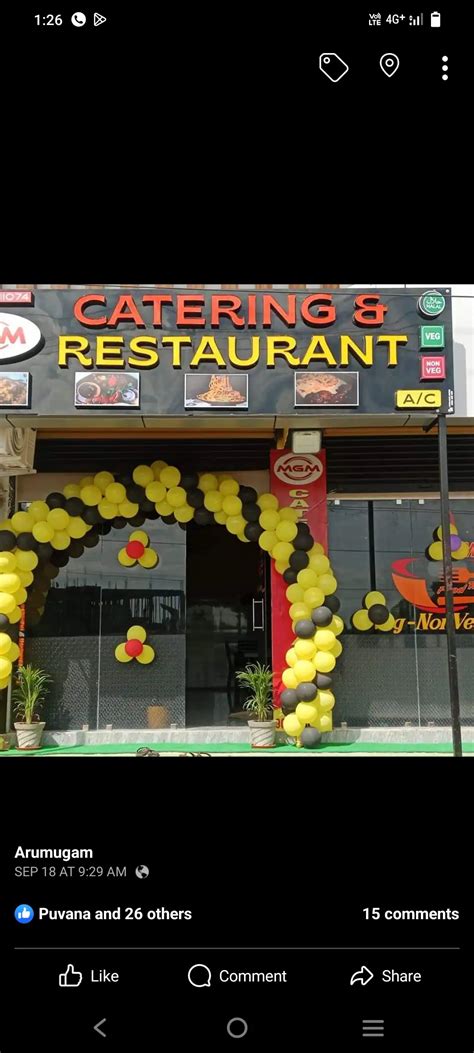 MGM Catering And Restaurant, Potheri, Chennai | Zomato