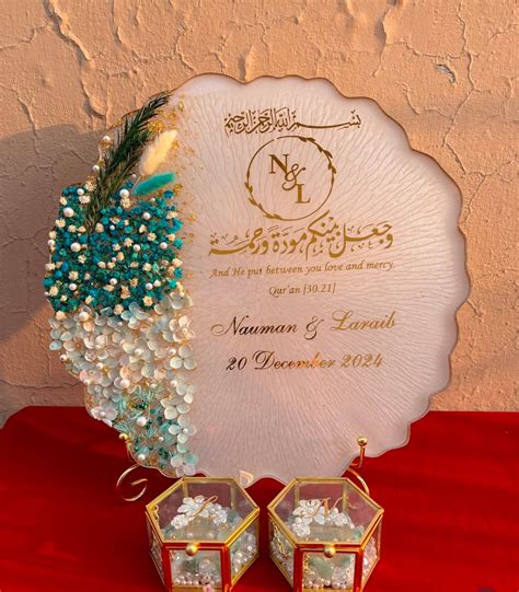 Customised Engagement Rings Platter/Tray – Dainty Little Shop