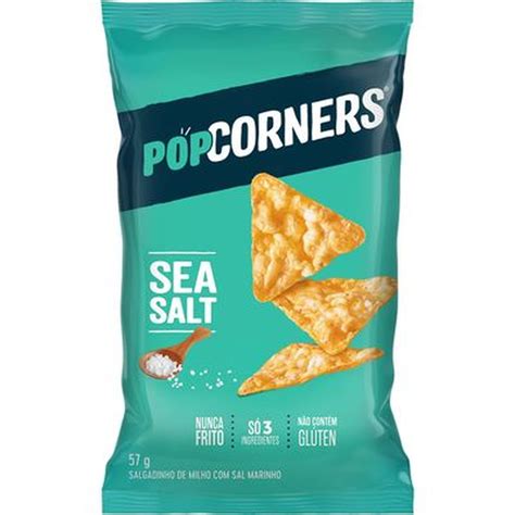 Salgadinhos Popcorners Sea Salt 57g | Andorinha Hiper Center