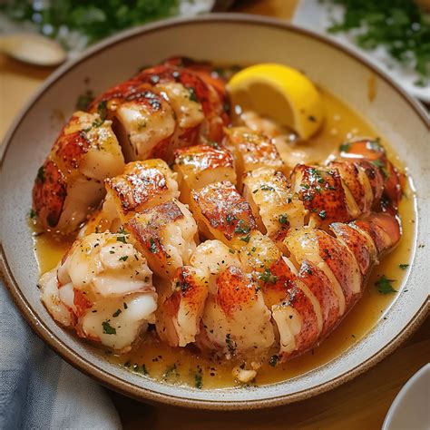 Butter Poached Lobster Tails
