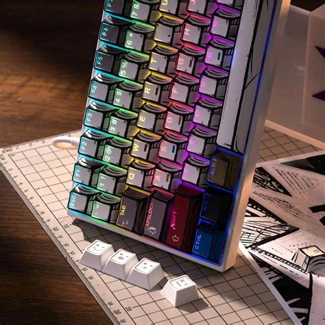 Top Backlit Comic Anime Manga Graffiti Doubleshot Keycaps – CuriosityCaps