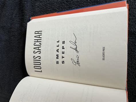 Small Steps by Louis Sachar: As New Hardcover (2006) 1st Edition ...