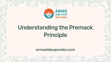 What Is the Premack Principle? Definition and Examples - Arms Wide Open ...