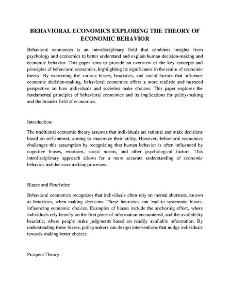 Image result for Economic Behavior