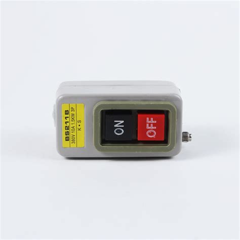 BS-211B Momentary On/Off Power Push Button Control Switch 3P 380V 10A 1 ...