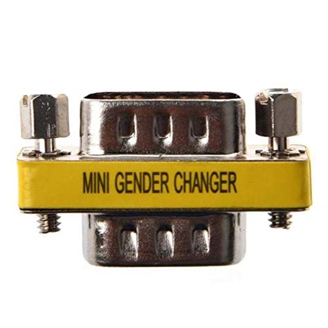 WHIZZO HD15 (VGA) Male / HD15 (VGA) Male, VGA Mini Gender Changer (for ...