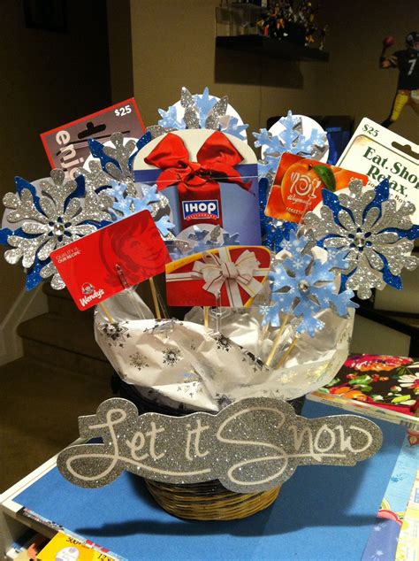 Gift Certificate Basket Ideas