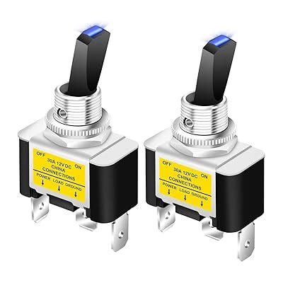APIELE 30A Heavy Duty Toggle Rocker Switch ON Off India | Ubuy