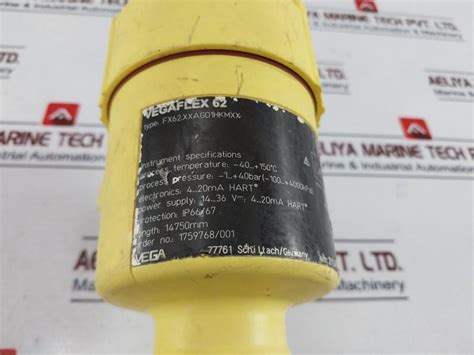 Vega Vegaflex 62 Guided Wave Radar Level Sensor FX62.XXAGD1HKMXX ...