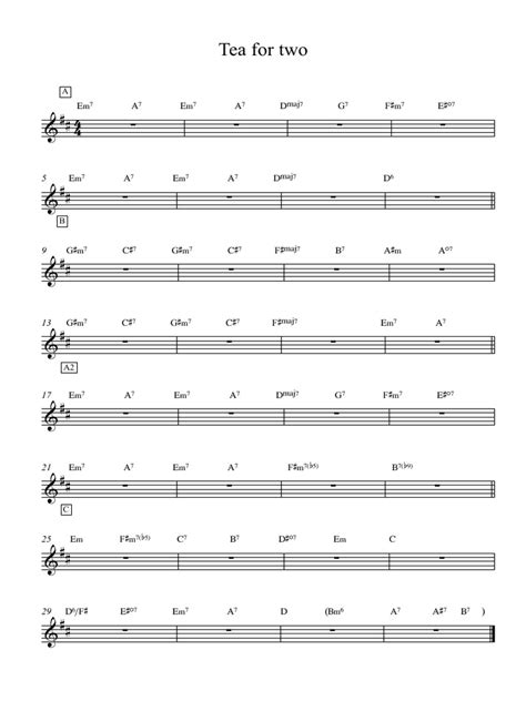 Image result for Guitar Tutorial Tea for Two