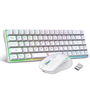 Amazon.in: Buy Snpurdiri Gaming Keyboard and Mouse Combo 60% Wireless ...