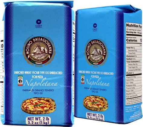 Amazon.com : Giusto's Vita-Grain Organic "00" Unbleached Pizza Flour ...