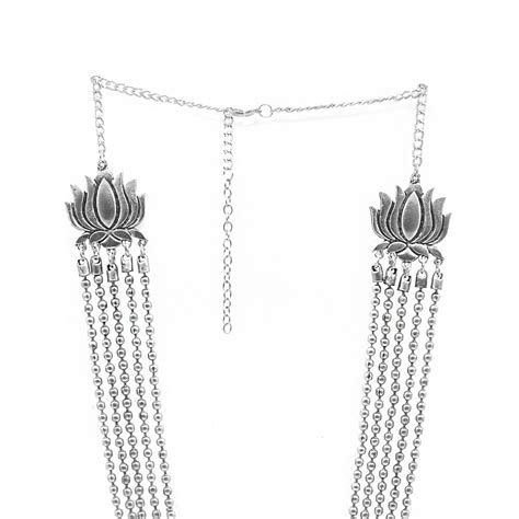 Buy Teejh Sarasi Silver Oxidised Jewelry Gift Set Online