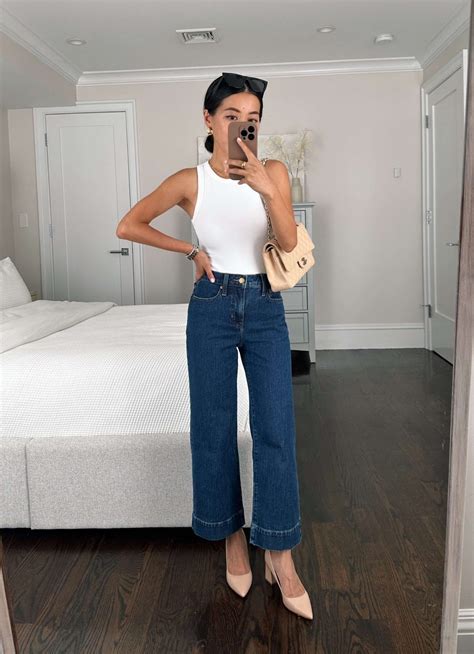 How to: shoes to style with petite wide leg jeans