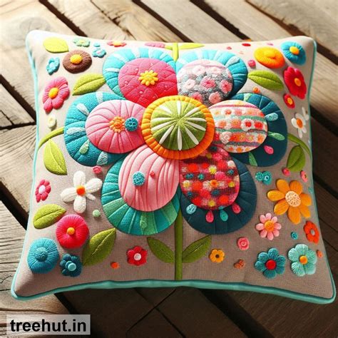 Flower Cushion Design Ideas, Spring Cushion Ideas