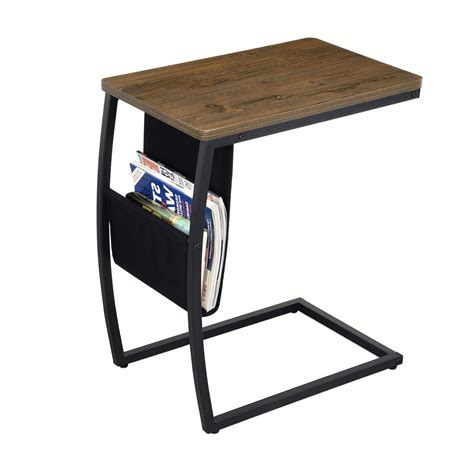 Buy SRIWATANA Side Table End Table, Vintage C Shaped Couch Table with ...