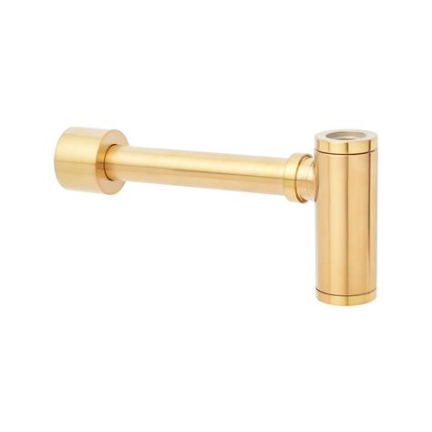 1-1/4" x 1-1/4" Round Bathroom Trap With High Box Flange | Signature ...