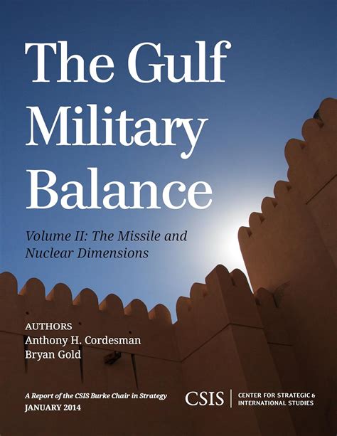 Buy The Gulf Military Balance: The Missile and Nuclear Dimensions ...