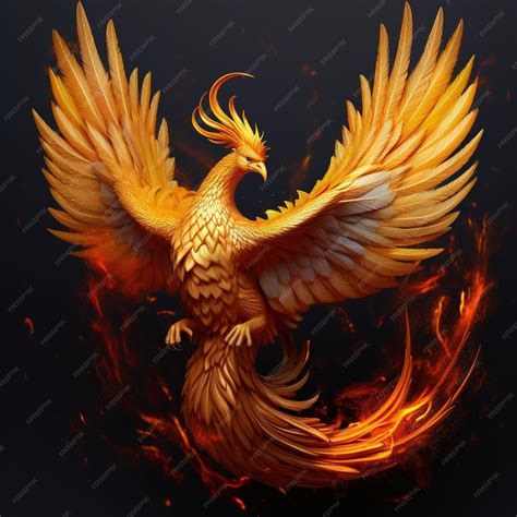 Premium Photo | Phoenix Reborn A Collection of Flaming Bird Designs ...