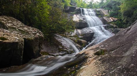 Upper Creek Falls – HD Carolina | Waterfall, Largest waterfall, Pisgah ...