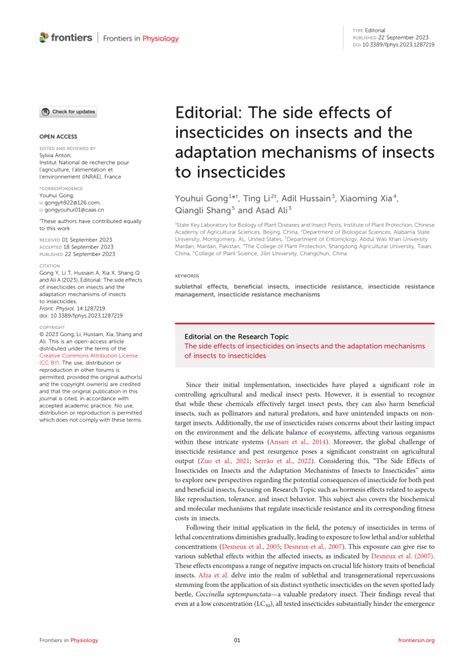 Image result for Insecticide Effects