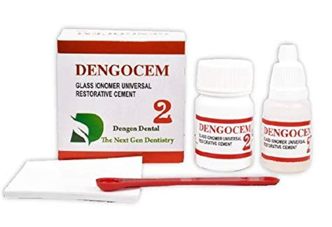 Dengocem 2 Gic, Glass Ionomer Cement To Fix Crown (Powder- 15gms ...