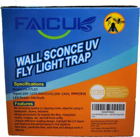 Faicuk Wall Sconce Fly Light Trap for Capturing India | Ubuy