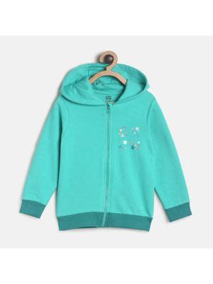 Buy MINI KLUB Kids Girls Green Jacket Online