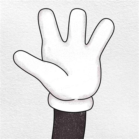 Mickey Mouse Hands Printable