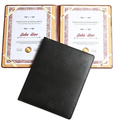 Certificate Holder - Leather Certificate Holder Manufacturer from Mumbai