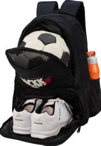 WHACKK Strike Black Soccer Football Basketball Volleyball Kitbag ...